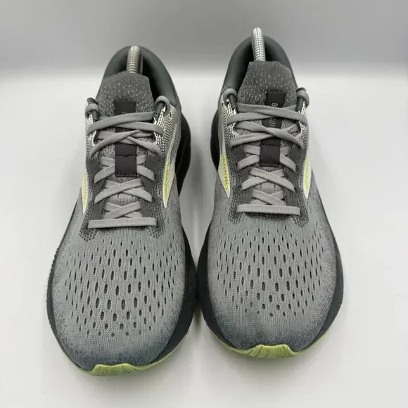 Brooks Ghost 16 Men's Size 9.5 Gray Black Green Athletic Running Shoes Sneakers - Picture 6 of 8